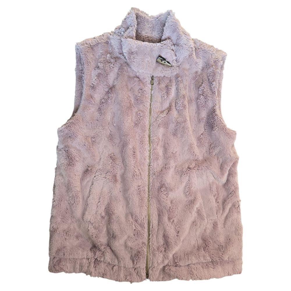 Sanctuary Tan/Brown Faux Fur Vest- M